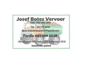 Josef Botes Vervoer