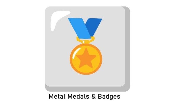 Trophies, Medals and Badges